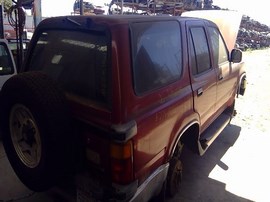 1990 TOYOTA 4RUNNER, BURGUNDY, SR5, 3.0 L, MT, 4X4.  Z25154